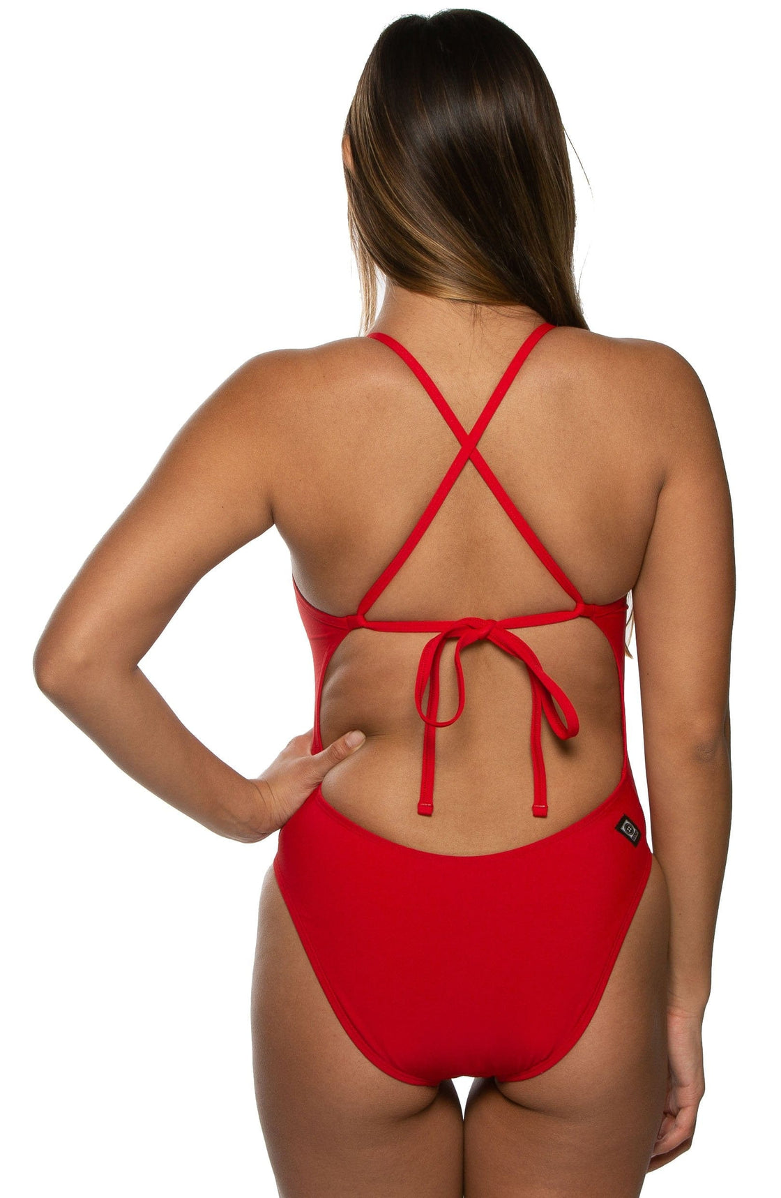 Jackson Swim Onesie - Red